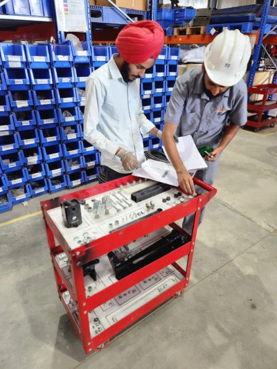 "Capturing the spirit of dedication and hard work, our gallery showcases the relentless efforts of our skilled workers, weaving a visual tale of passion and commitment on the job."